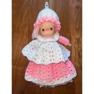Strawberry Shortcake Crocheted Vintage Doll Feather Duster‎ Raspberry Tart Retro